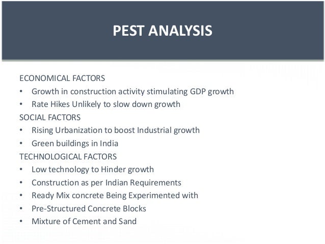 pestle analysis wiki political factors affecting construction industry